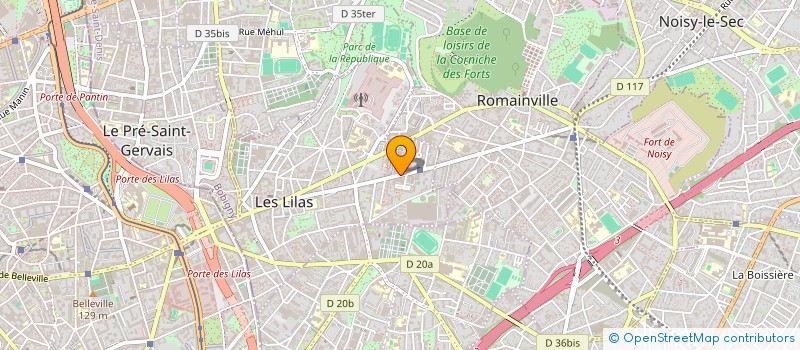localisation de l'entreprise MADAME SATYA CHATILLON à LES LILAS