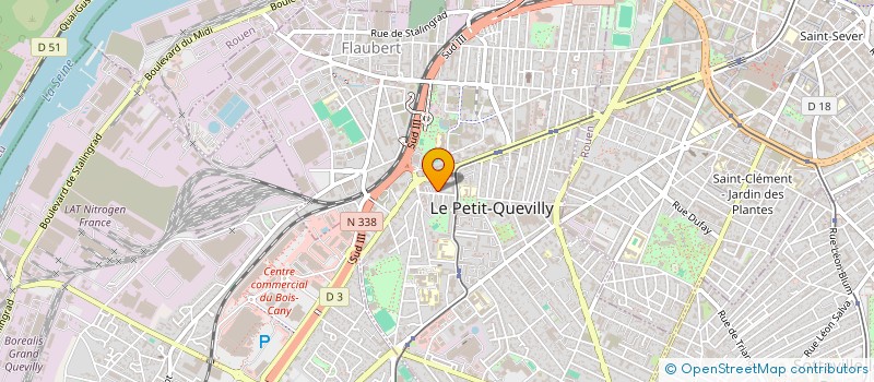 localisation de l'entreprise MADAME SAUL JOURNO  LE PETIT-QUEVILLY