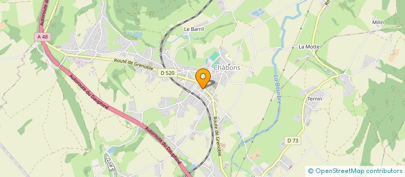 localisation de l'entreprise MADAME SAURALIA DENEUVIC  CHABONS