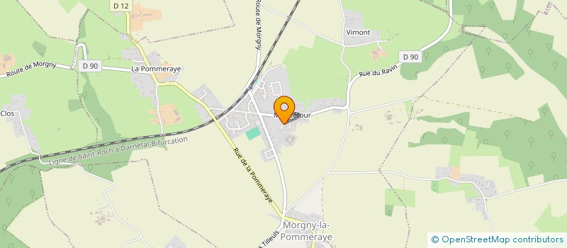 localisation de l'entreprise MADAME SAUTEUR VIRGINIE  MORGNY-LA-POMMERAYE