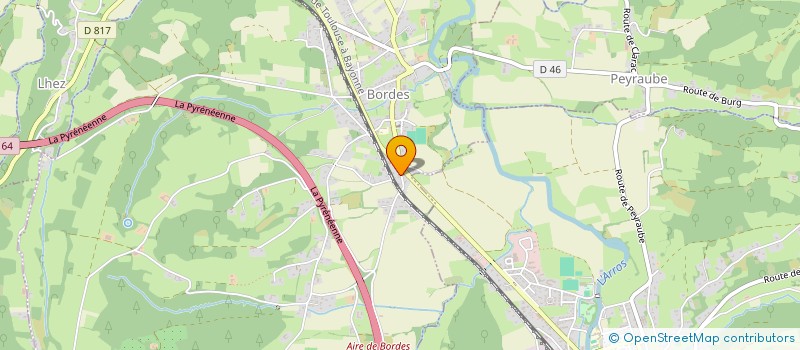 localisation de l'entreprise MADAME SAUVAGE MARTIN  BORDES