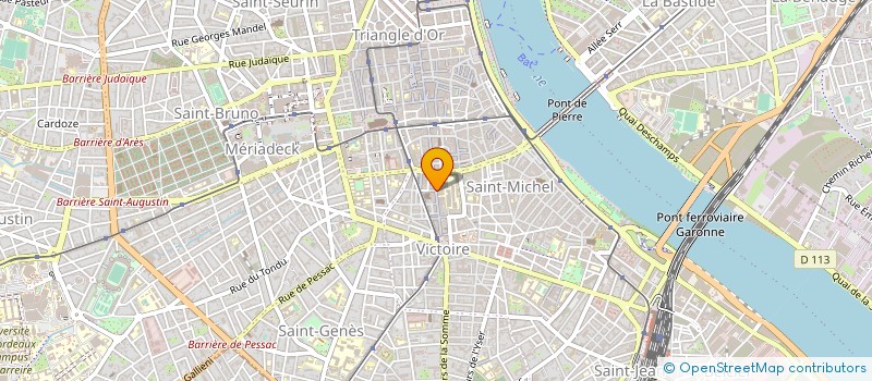 localisation de l'entreprise MADAME SAUVANE DESHAIES-CANTENOT  BORDEAUX