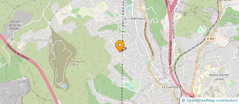 localisation de l'entreprise MADAME SAUVANE GRASSO à LES PENNES-MIRABEAU