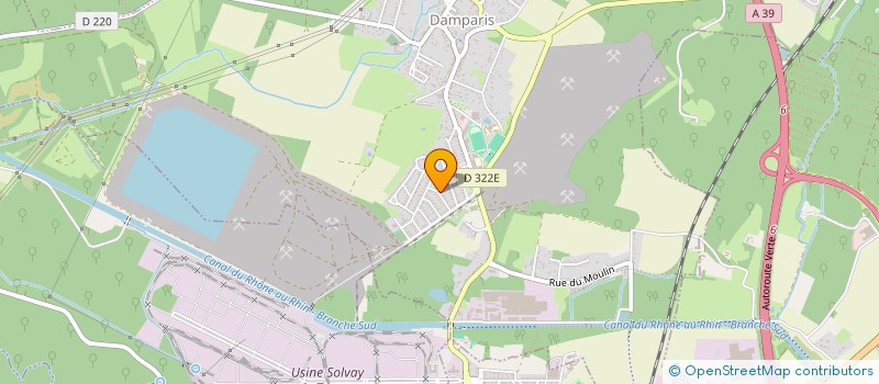 localisation de l'entreprise MADAME SAVANAH ANTECKI  DAMPARIS