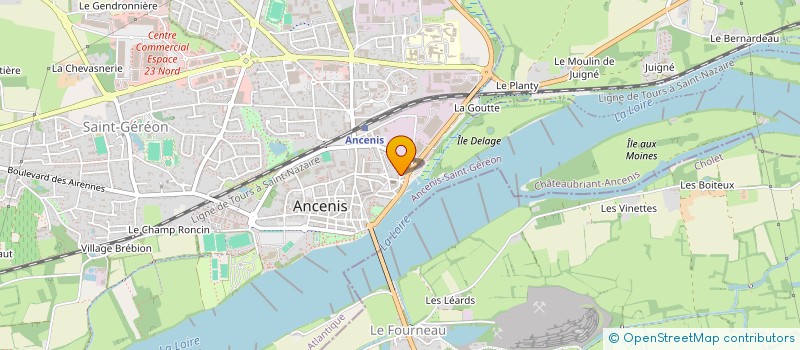 localisation de l'entreprise MADAME SAVANNAH BROCHARD  ANCENIS-SAINT-GEREON