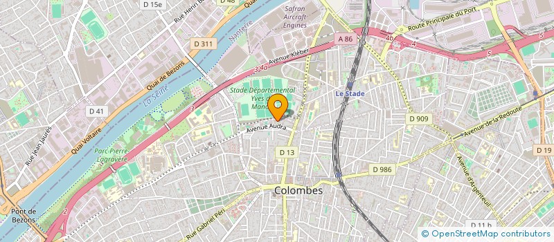 localisation de l'entreprise MADAME SAVANNAH DRIOT  COLOMBES