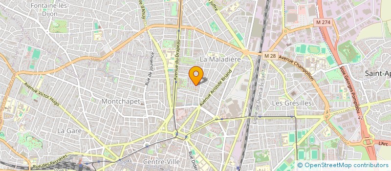 localisation de l'entreprise MADAME SAVANNAH MARTIN  LYON