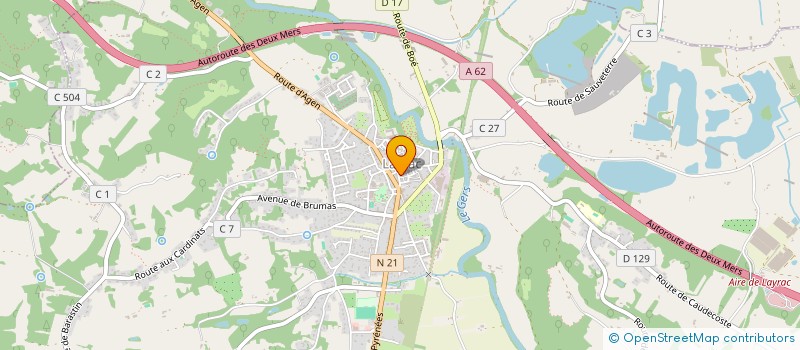 localisation de l'entreprise MADAME SAVERIA CONSTANTIN  LAYRAC