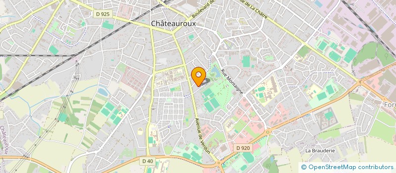 localisation de l'entreprise MADAME SAVERIA SEGUIN à CHATEAUROUX