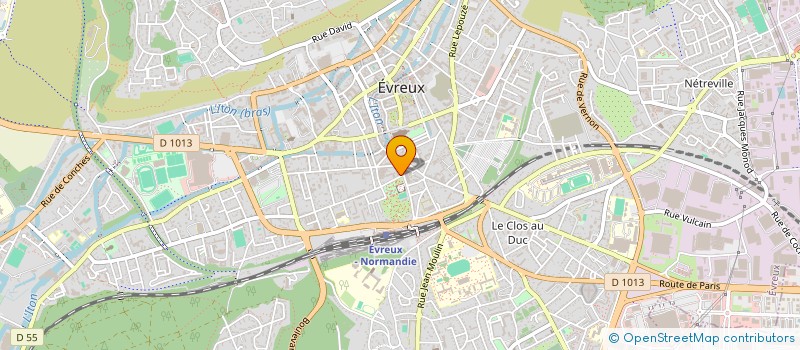 localisation de l'entreprise MADAME SAVINE PRUDHOMME à EVREUX