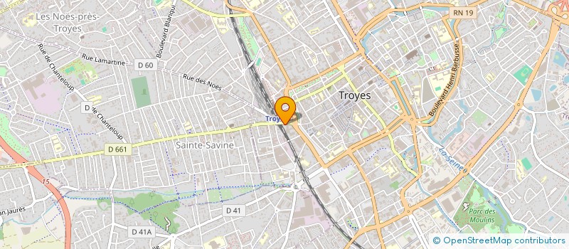 localisation de l'entreprise MADAME SAWSAN NOURALLAH  TROYES