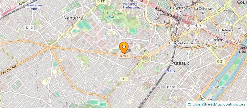 localisation de l'entreprise MADAME SAWSEN JENDLI  NANTERRE