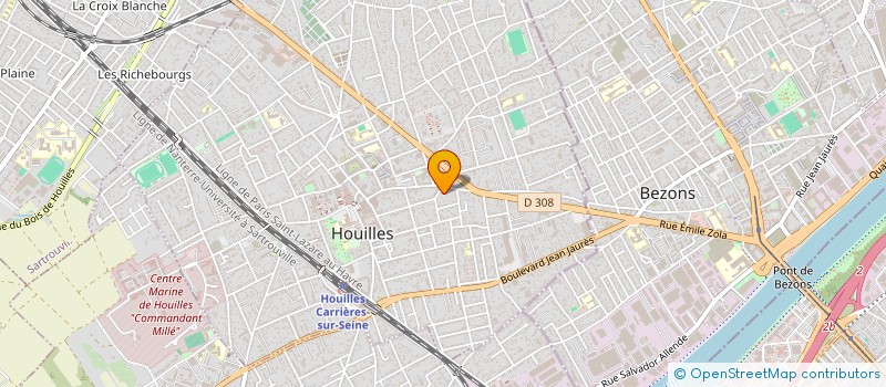 localisation de l'entreprise MADAME SAWSSEN BEN NACEUR  HOUILLES