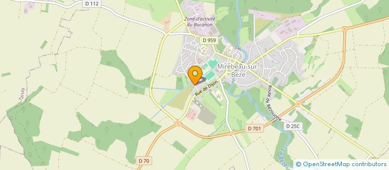localisation de l'entreprise MADAME SAYAKA NAKAMURA à MIREBEAU-SUR-BEZE
