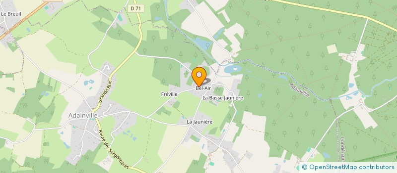 localisation de l'entreprise MADAME SAYEH ZOMORRODI  ADAINVILLE