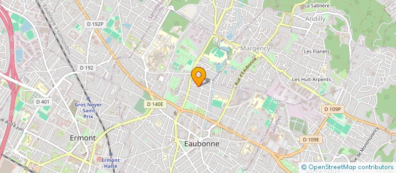 localisation de l'entreprise MADAME SAYOKO KOBAYASHI à EAUBONNE