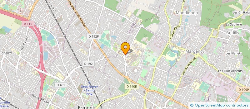 localisation de l'entreprise MADAME SAYON TRAORE à EAUBONNE