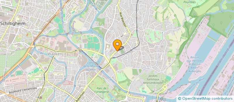 localisation de l'entreprise MADAME SBRUGNERA VALVASON à STRASBOURG