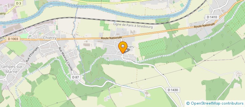 localisation de l'entreprise MADAME SCARLETT ACCORSI  CHARTEVES