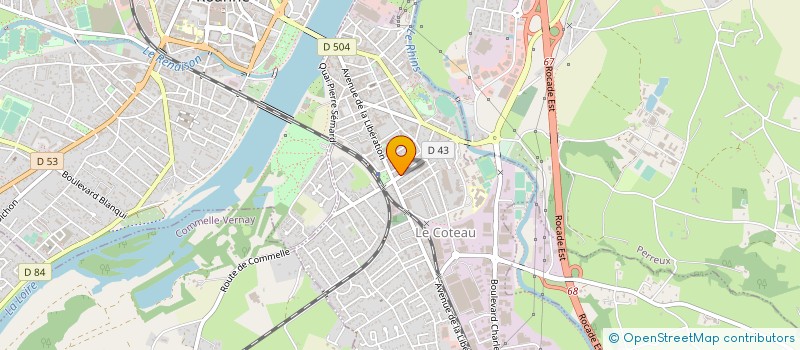 localisation de l'entreprise MADAME SCARLETT BLONDEAU-FOUILLAND  JONZIEUX