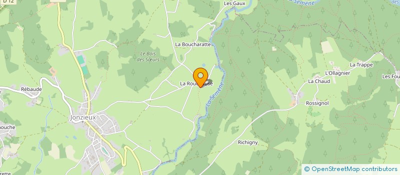 localisation de l'entreprise MADAME SCARLETT DELIRY  JONZIEUX