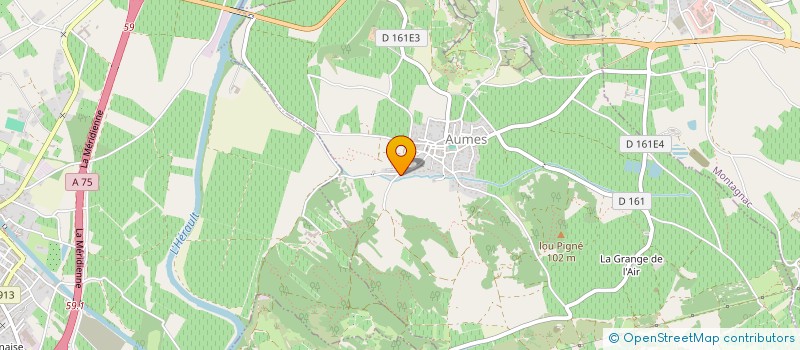 localisation de l'entreprise MADAME SCARLETT GRAS-NADAL  AUMES