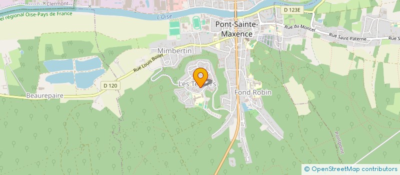 localisation de l'entreprise MADAME SCHAHRAZED MESSAOUDI  PONT-SAINTE-MAXENCE