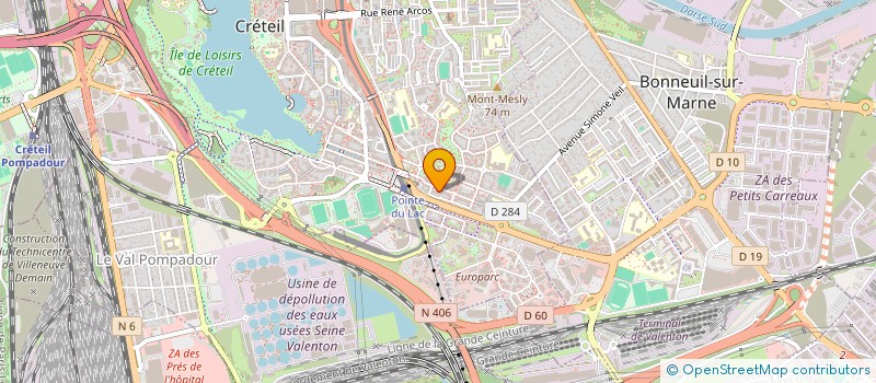 localisation de l'entreprise MADAME SCHARELLE BENKERRI  CRETEIL