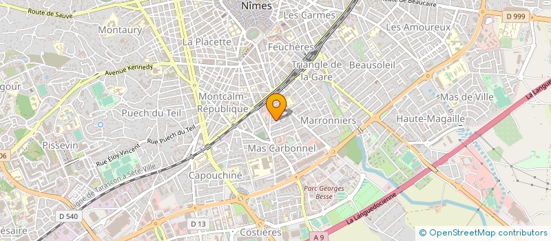 localisation de l'entreprise MADAME SCHEHERAZAD BAKHTI  NIMES