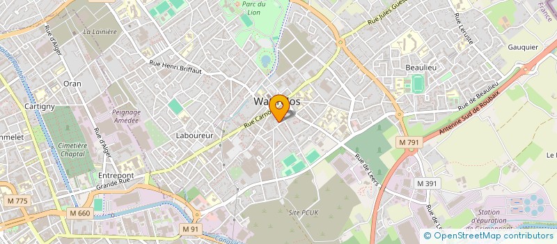 localisation de l'entreprise MADAME SCHEHERAZADE DACI à WATTRELOS