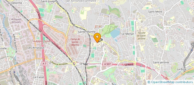 localisation de l'entreprise MADAME SCHEIMA MOUSSOUNI  MARSEILLE