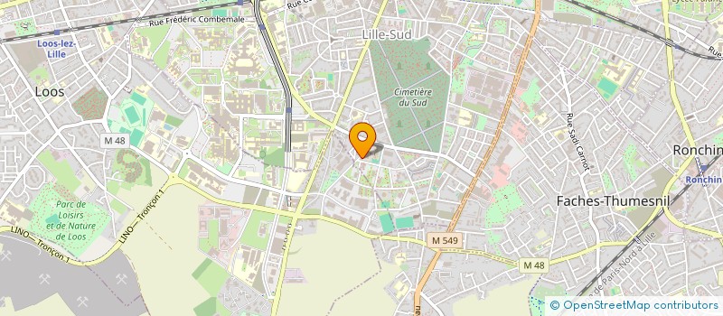 localisation de l'entreprise MADAME SCHOLASTIQUE MOUKOUNGOU INANGA à LILLE