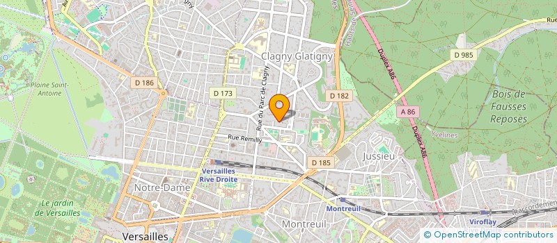 localisation de l'entreprise MADAME SCOLASTIQUE BOKETSU à VERSAILLES