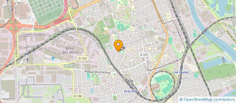 localisation de l'entreprise MADAME SCOURA GHEMAM  ORLY