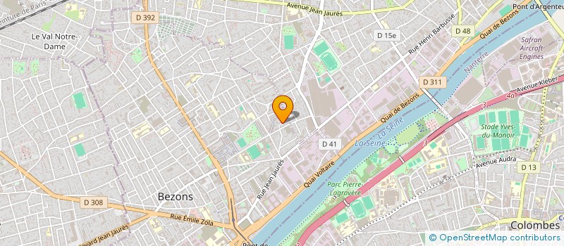 localisation de l'entreprise MADAME SCOURA LOUIFI  BEZONS