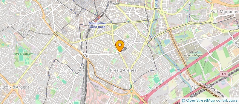 localisation de l'entreprise MADAME SEALIA THEVENAU à MONTPELLIER