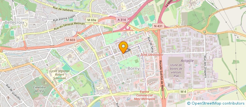 localisation de l'entreprise MADAME SEAME BRAHIMI  METZ