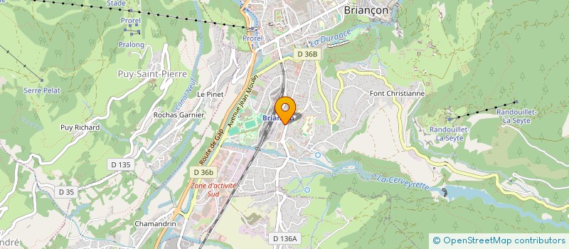 localisation de l'entreprise MADAME SEBANNE SEDDIKI à BRIANCON