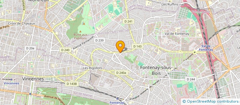 localisation de l'entreprise MADAME SEBASTIEN DENIAUX à FONTENAY-SOUS-BOIS