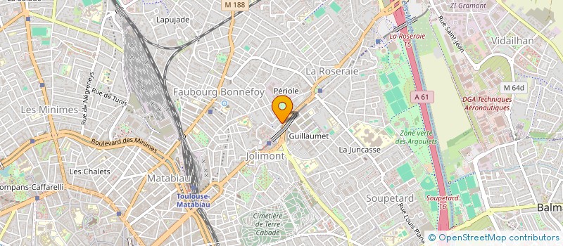 localisation de l'entreprise MADAME SEBASTIEN LOCATELLI à TOULOUSE