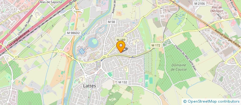 localisation de l'entreprise MADAME SEBASTIEN VARON à LATTES