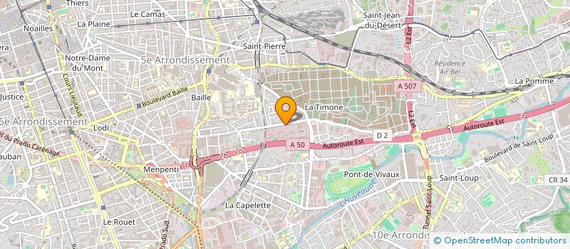 localisation de l'entreprise MADAME SEBASTIENNE CADET à MARSEILLE