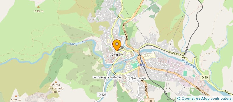 localisation de l'entreprise MADAME SEBASTIENNE PINELLI  CORTE