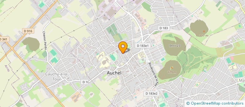 localisation de l'entreprise MADAME SEBASTIENNE ZAGLIO  AUCHEL