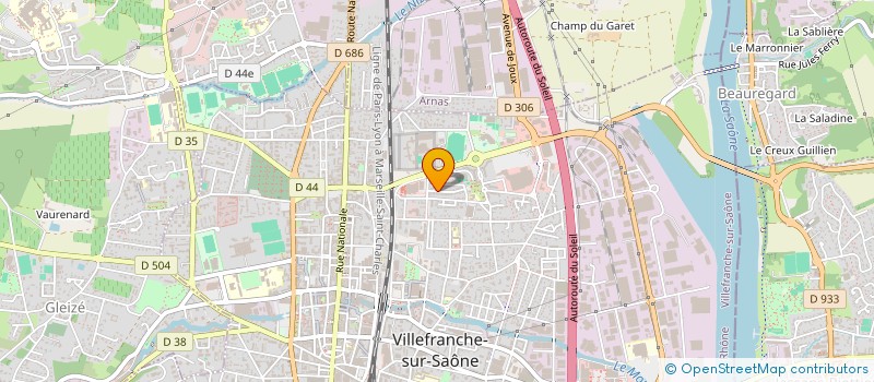 localisation de l'entreprise MADAME SEBIHA KARADOGAN  VILLEFRANCHE-SUR-SAONE