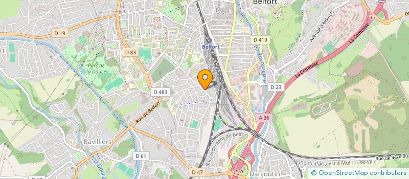 localisation de l'entreprise MADAME SEBIHA YENILMEZ à BELFORT
