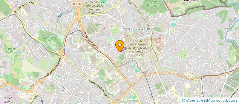 localisation de l'entreprise MADAME SEBILLEAU PENDELIAU à MONTPELLIER