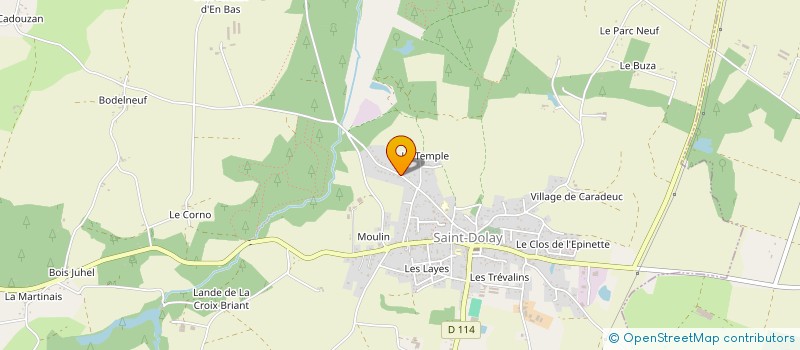 localisation de l'entreprise MADAME SECERINE DIKAN  SAINT-DOLAY