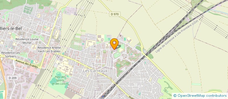 localisation de l'entreprise MADAME SECIL ULAS  VILLIERS-LE-BEL