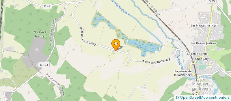 localisation de l'entreprise MADAME SECILE SOULARD  MOUTHIERS-SUR-BOEME